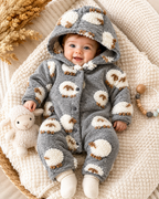 PolarBaby™ Little Lamb Fleece Romper - The Cutest Way to Stay Warm